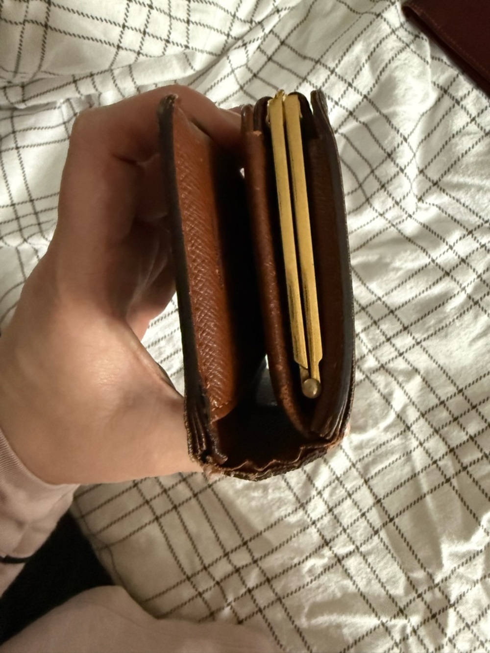 Louis Vuitton Brown Monogram Canvas Snap Wallet - Picture 9 of 9